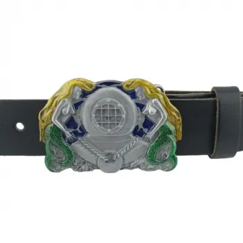 Belt Buckle Helmet Diver - with belt