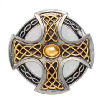 Guertelschnalle Keltisches Kreuz