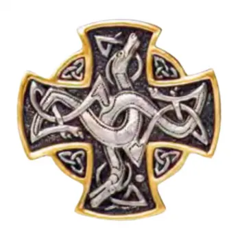 Guertelschnalle Keltisches Kreuz