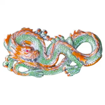 Belt Buckle Chinese Dragon, oversized