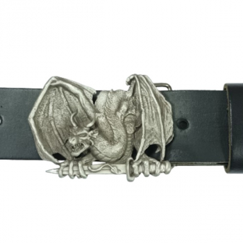 Preview: Belt Buckle Dragon with Sword with belt