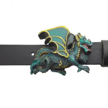 Belt Buckle Dragon with belt