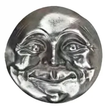 Gürtelschnalle Der Mann im Mond - Mondgesicht