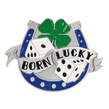 Gürtelschnalle Born Lucky