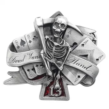 Belt Buckle Dead Mans Hand