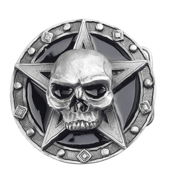 Gürtelschnalle Totenkopf