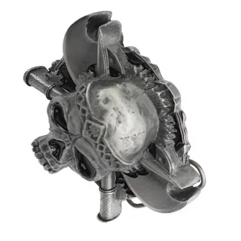 Gürtelschnalle Totenkopf