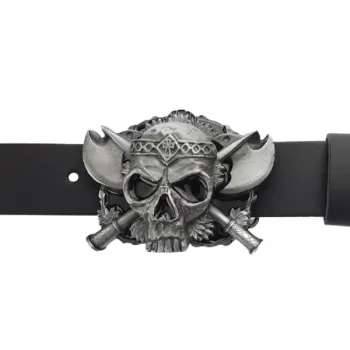 Gürtelschnalle Totenkopf