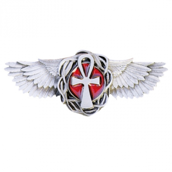 Gürtelschnalle Ägyptisches Kreuz mit Flügeln