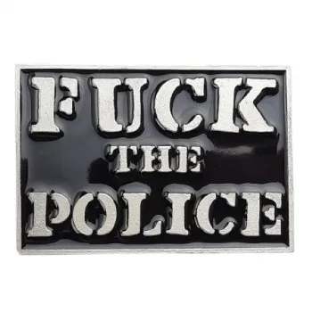 Gürtelschnalle Fuck the Police