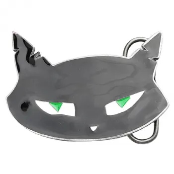 Guertelschnalle Katze Vorderseite