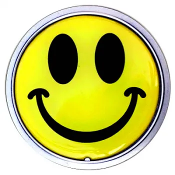 Gürtelschnalle Smiley
