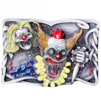 Belt Buckle Evil Clown