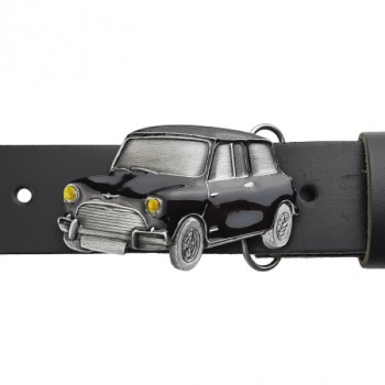 Preview: Belt Buckle Mini Cooper, cult small car with belt