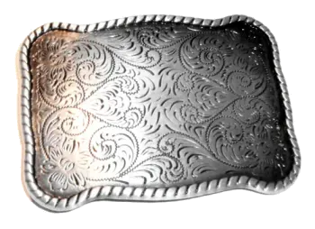 Belt Buckle Flower Ornaments, Western Style