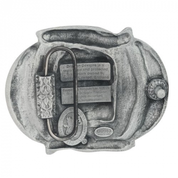 Preview: Belt Buckle Skull Memento Mori - back