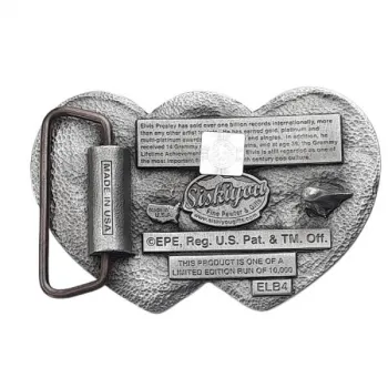 Belt Buckle Elvis back