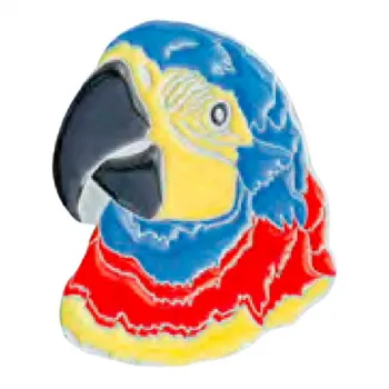 Gürtelschnalle Ara Papagei