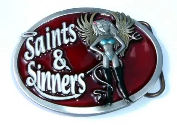 Gürtelschnalle Saints & Sinners