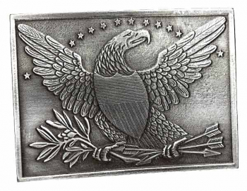 Belt Buckle Eagle + Spread Wings + Stars