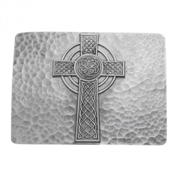 Preview: Belt Buckle Celtic Cross Front