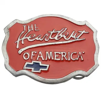 Belt Buckle Chevrolet - The Heartbeat of America