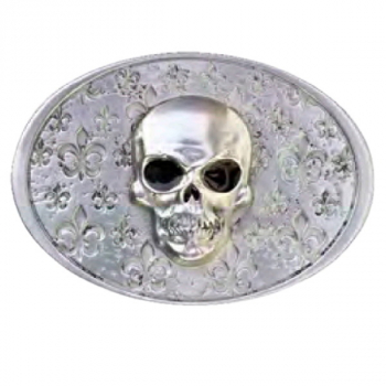 Guertelschnalle Totenkopf