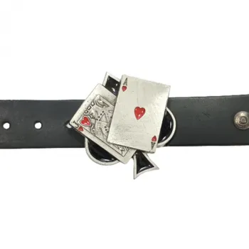 Belt Buckle Cards with belt