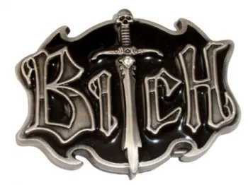 Gürtelschnalle Bitch
