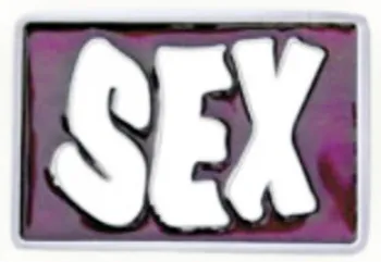Gürtelschnalle SEX