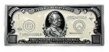 Buckle One thousand dollars banknote