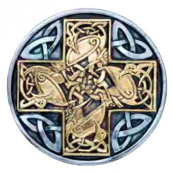 Guertelschnalle Keltisches Kreuz