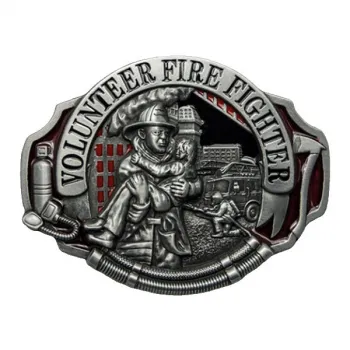 Belt Buckle Volunteer Firefighter