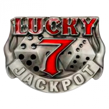 Gürtelschnalle Lucky 7