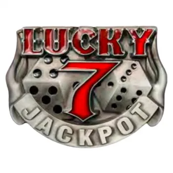 Gürtelschnalle Lucky 7