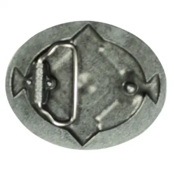 Belt Buckle Indian Rhombus back