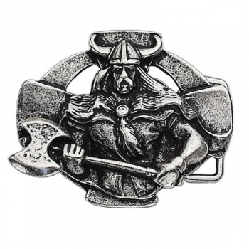 Gürtelschnalle Wikinger Altsilber