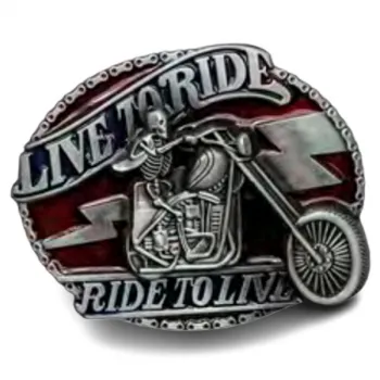 Belt Buckle Live to ride