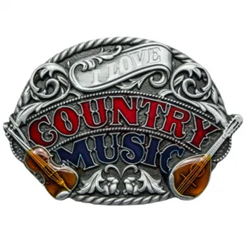 Gürtelschnalle Country Music