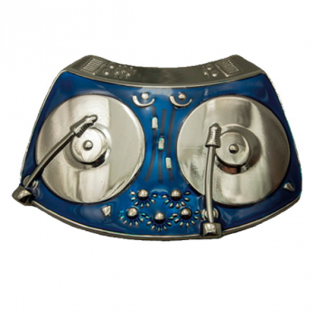 Guertelschnalle Plattenspieler
