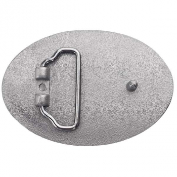 Preview: Gürtelschnalle Pferdekopf Rückseite