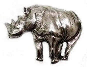 Gürtelschnalle Nashorn