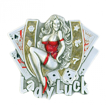 Gürtelschnalle Lady Luck