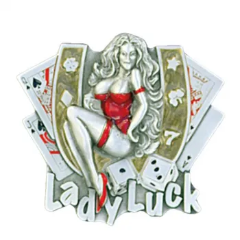 Gürtelschnalle Lady Luck