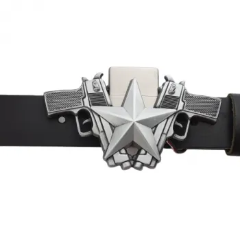 Buckle Star with lighter with belt