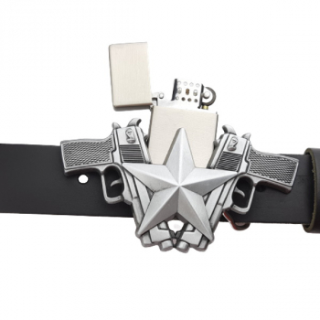 Preview: Buckle Star with lighter with belt