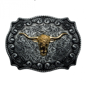 Gürtelschnalle Longhorn