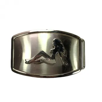 Belt Buckle Trucker Lady