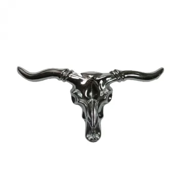 Belt Buckle Longhorn Skull