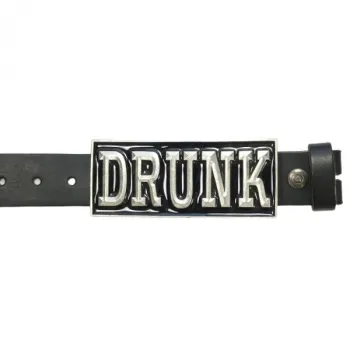 Belt Buckle Drunk with belt